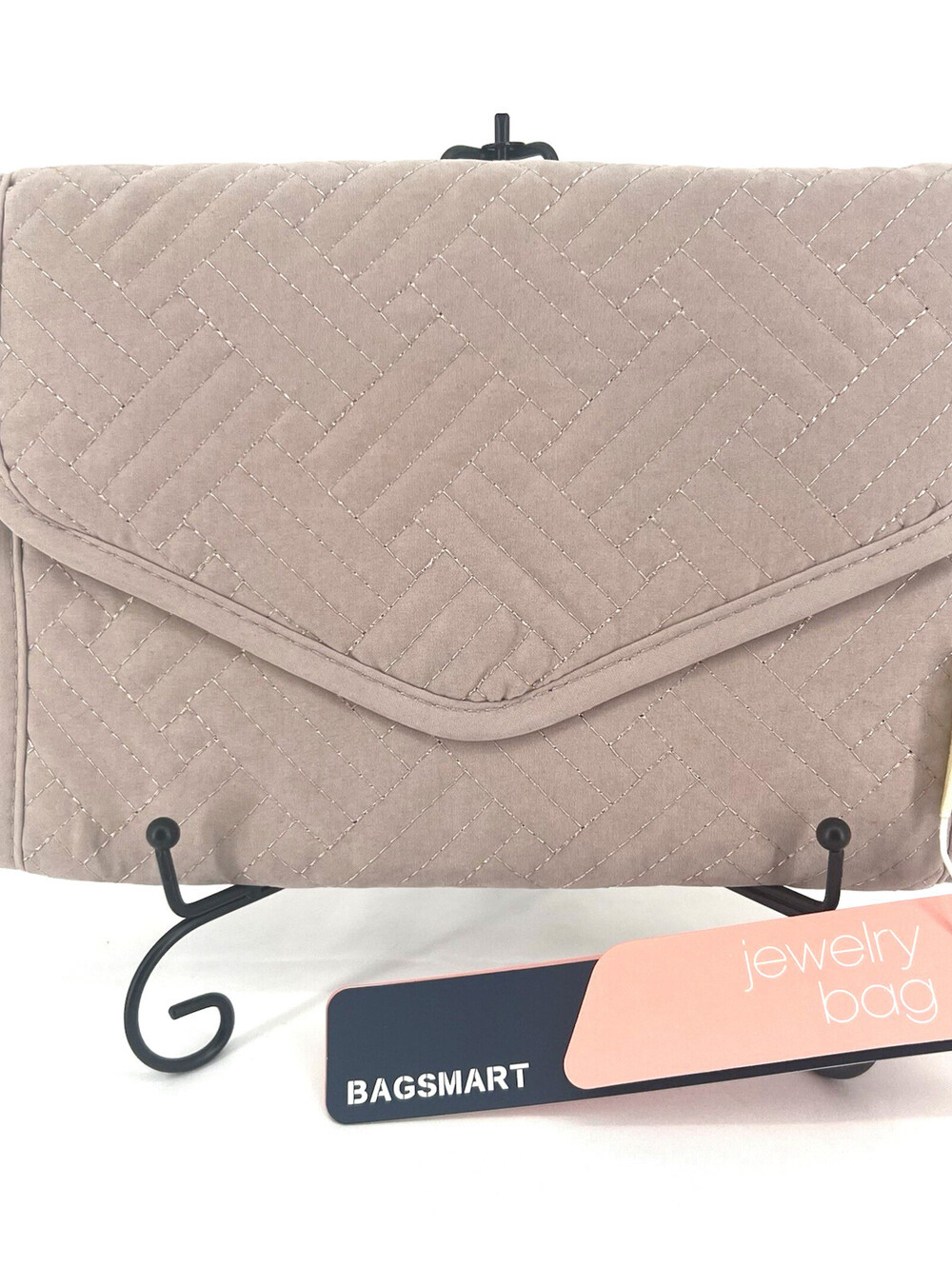 Bagsmart Jewelry Bag Organizer Womens Blush Pink (102-2)